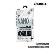 REMAX - WL-03 iPhone 16 Plus Future Ultra-Soft Series Tempered Glass (Privacy) - Light Grey
